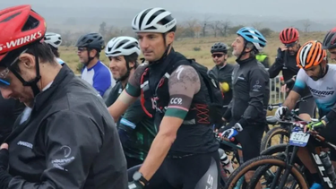 Scaloni y su cuerpo técnico a puro ciclismo: participaron del Desafío Río Pinto