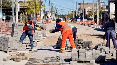 EN OBRA. Los trabajos en Derqui se encuentran avanzados y cerca de su finalización.