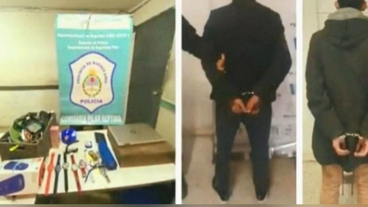 Entraron a robar a una casa y fueron detenidos