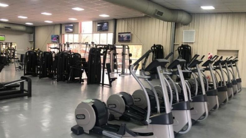 VACÍOS. Los gimnasios quieren volver con protocolos. .