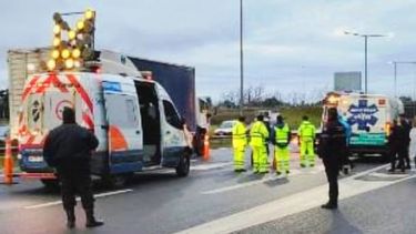El accidente se produjo en el kilómetro 38 de la Panamericana.