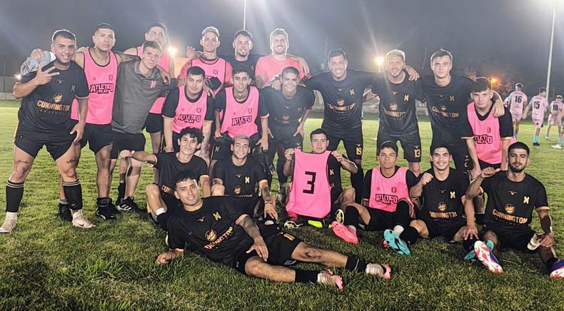 EQUIPO Atltico Pilar pis fuerte en el Rancho el domingo por la noche