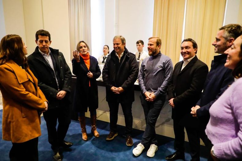 El intendente participó de la presentación del plan de Aysa.&nbsp;