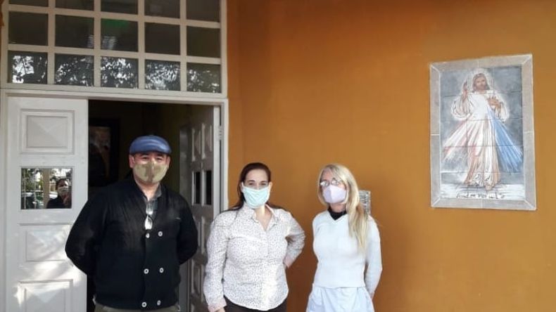El Hogar de Niños Del Milagro fue una de las entidades que recibió juegos y galletitas..
