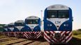 Las locomotoras del tren San Martín esperan tareas de mantenimiento.