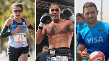 Daiana Ocampo, Yamil Peralta y Franco Sábato..