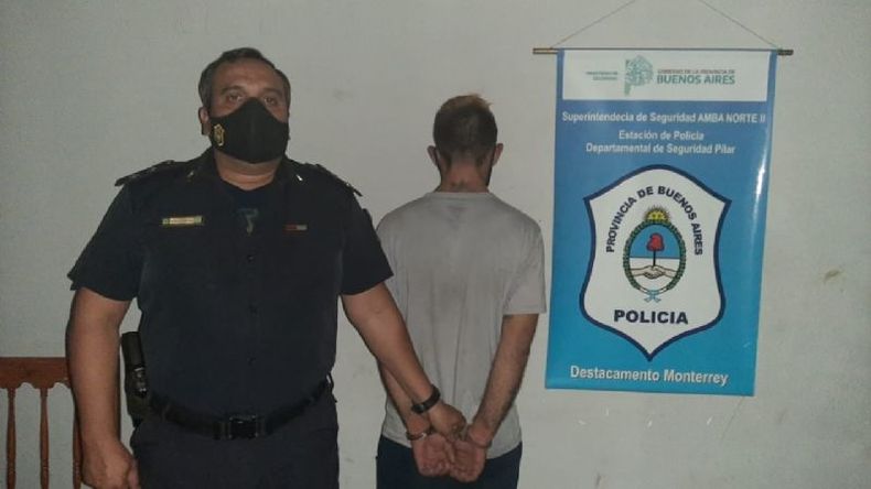 El detenido de 28 años es oriundo de la localidad. .
