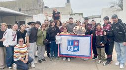 La delegación de Pilar que viajó a San Andrés de Giles para el Regional de Cultura.