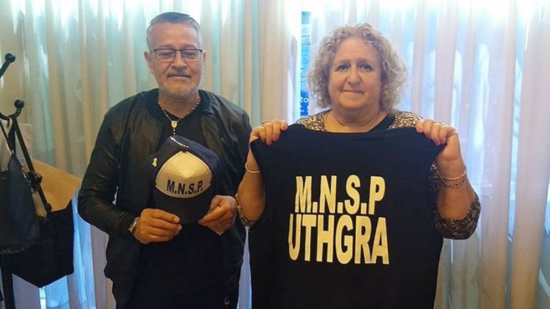 CAMISETA. Aguilar quiere ser anfitriona del MNSP de Pilar..