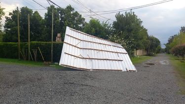 En Pilar se registraron ráfagas de viento de 60 kilómetros por hora durante el temporal.&nbsp;