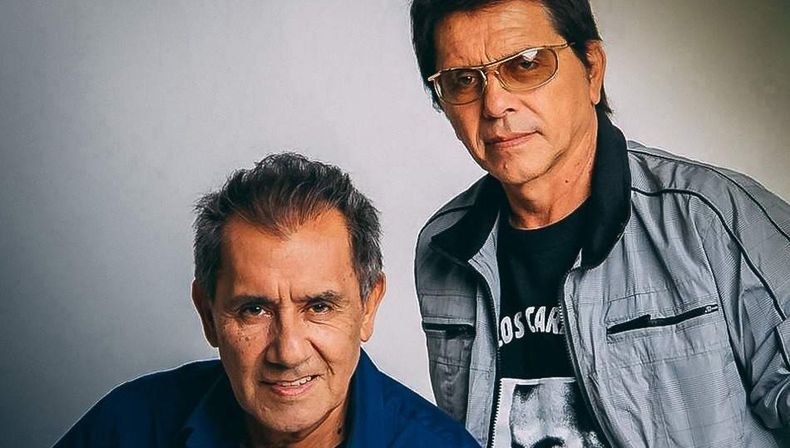 TIO Y SOBRINO. Cuti y Roberto Carabajal llega a la Peña de El Cirko.
