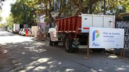 Nuevo asfalto en la calle Ituzaingó