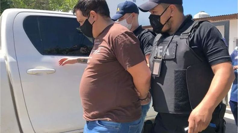 ZELAYA. Fresneda al momento de ser detenido en su casa, donde guardaba un millón de pesos..