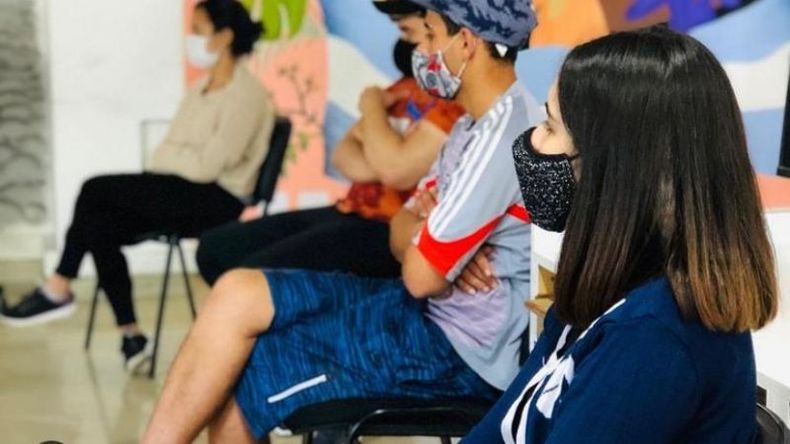 Todos los participantes recibirán el tapabocas con su propio diseño. .