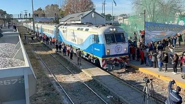 MÁS CERCA. Mañana volverá a pasar por Pilar un tren de pasajeros con destino a Mendoza..