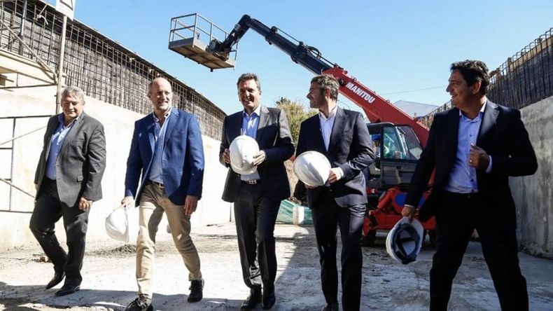 CAMBIO. Achával ya había recorrido la obra con Massa durante su ejecución.