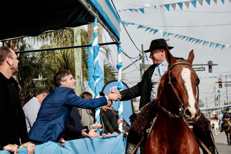 JUSTA, LIBRE Y SOBERANA. Federico Achával encabezó el acto en Del Viso.