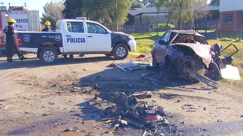 TRÁGICO. Uno de los accidentes más graves del 2017, con 4 víctimas..
