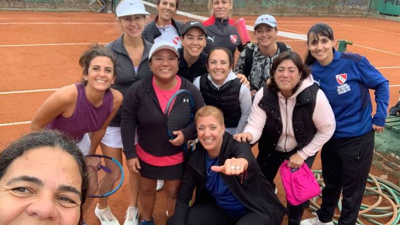 El festejo de las campeonas..