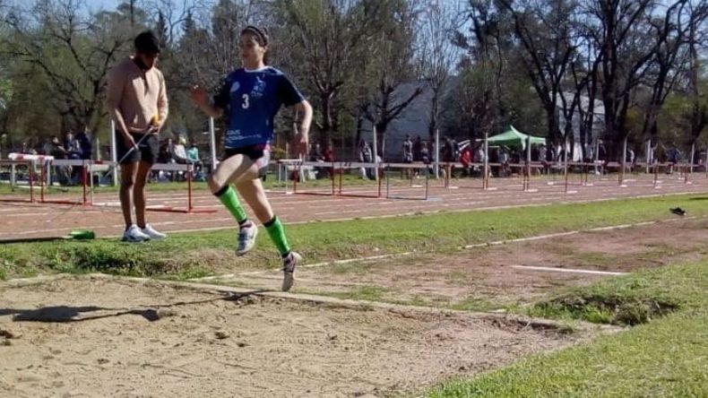 La competencia femenina de Salto en Largo..
