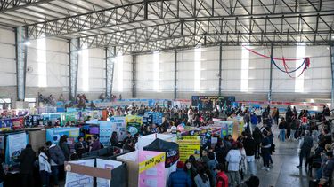 MASIVA. Los alumnos y sus familias colmaron las instalaciones del club.