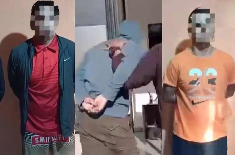 Los tres detenidos cayeron luego de allanamientos en Matheu y Villa Rosa.