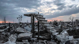Villa Epecuén, el pueblo bonaerense que quedó sumergido en el agua