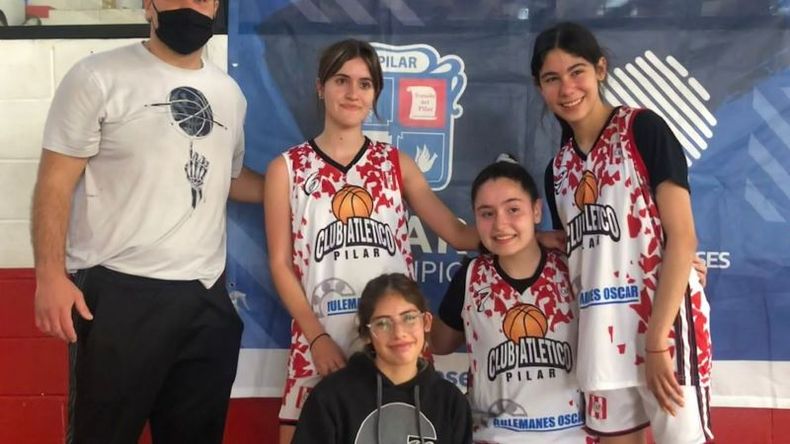 El equipo de la Sub 16 femenina del Básquet 3x3..