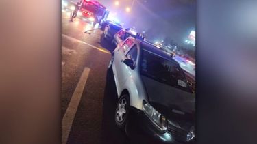 EN FILA. El choque ocurrió a la altura de la Ruta 26 e involucró a cuatro vehículos.&nbsp;