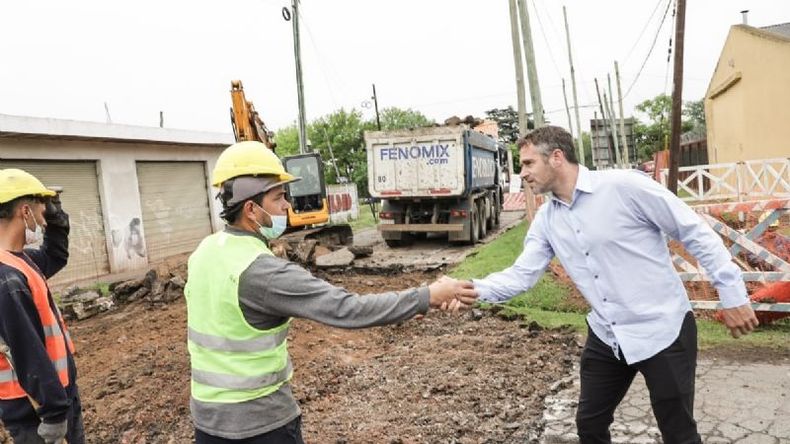 Las obras comenzaron a principios de octubre y están a cargo de la empresa estatal Trenes Argentinos Infraestructura. .