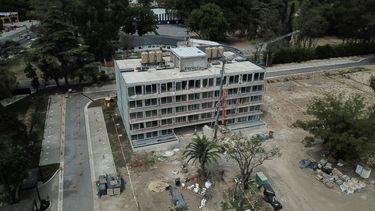 AVANCE. Obras en San Gerónimo. Las unidades van desde los 70 mil dólares. .