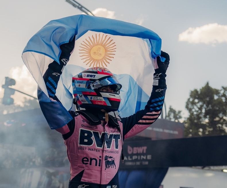 Franco Colapinto quiere llevar en alto la bandera Argentina en la F1.