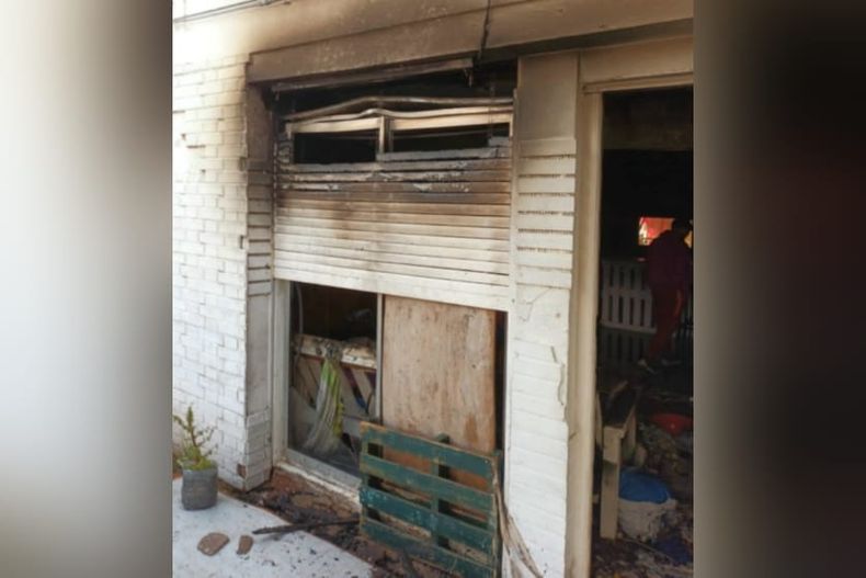 El incendio se originó a causa de un cortocircuito con una estufa eléctrica.&nbsp;