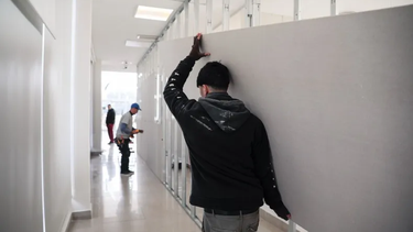 EN OBRA. Detalle de la ampliación del Hospital Central de Pilar.