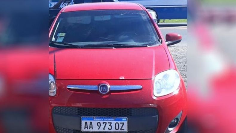 RECUPERADO. El auto en el que huía el prófugo había sido robado..