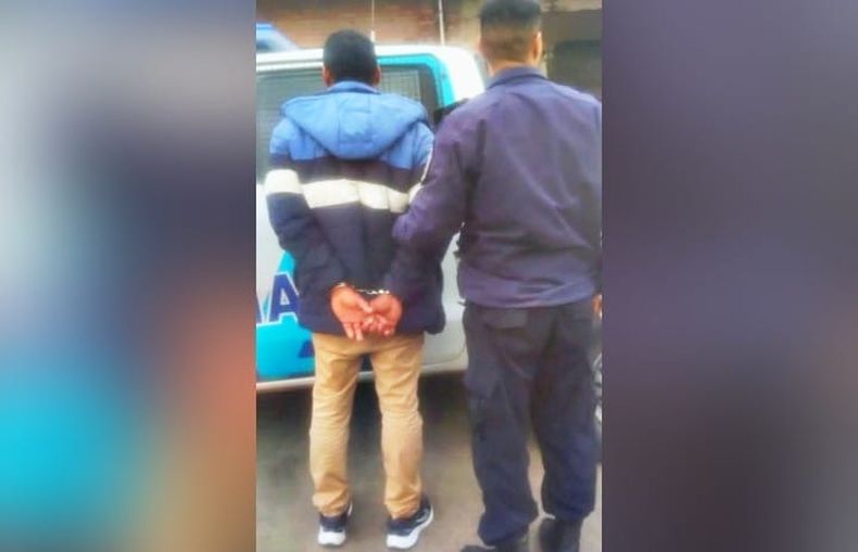El detenido fue trasladado al Destacamento de Agustoni.