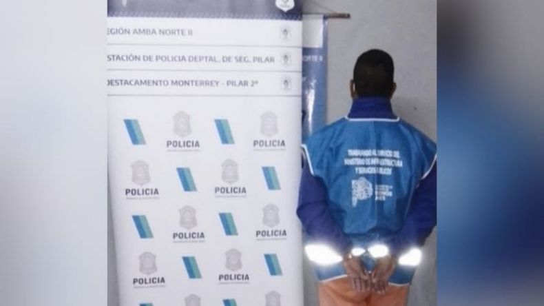 El detenido está acusado de ser el autor intelectual del robo en el que murió una mujer en Villa Rosa. .