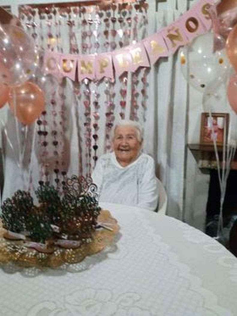 Antonia Rojas celebra hoy sus 102 años.&nbsp;