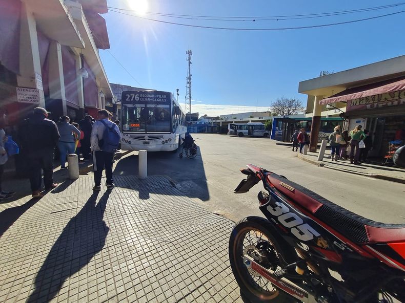 SIN COLECTIVOS. En Pilar, la medida de fuerza afectará a la línea 57.