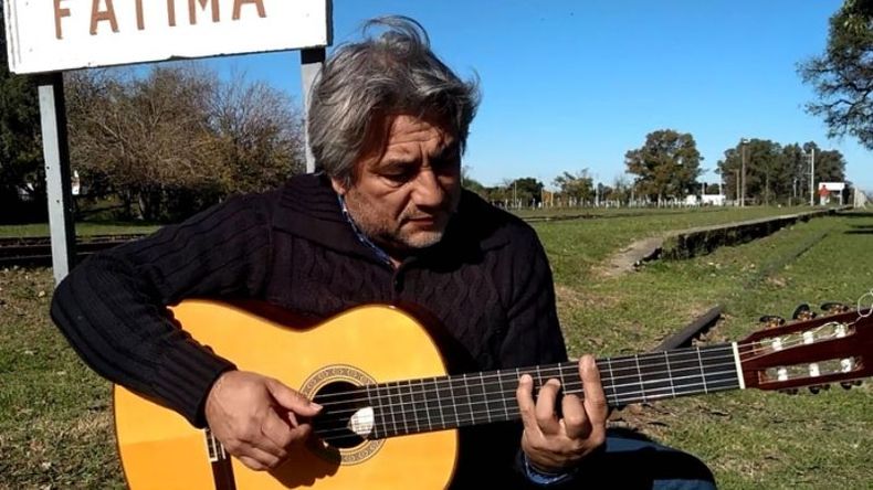 MÚSICA. Bacci tocó sus composiciones en distintos lugares de la localidad..