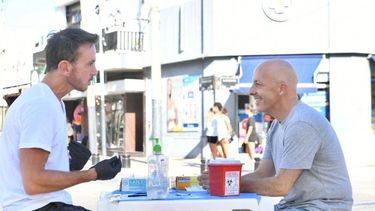 JUNTOS. Nesupiller y Ducoté compartieron una jornada de testeos en Pilar..