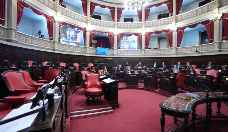 SENIVACÍO. Así estaba el recinto al inicio de la sesión postergada.&nbsp;