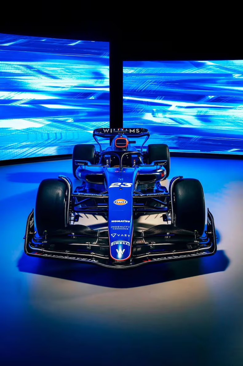 El Williams FW46 de Franco Colapinto. (Prensa Williams). png