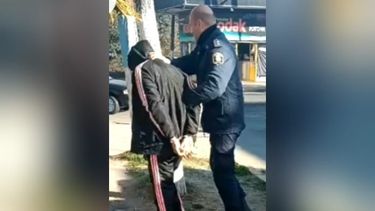 Robo automotor. El ladrón fue sorprendido mientras revisaba el interior del vehículo.&nbsp;