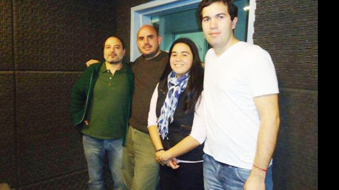 Gustavo Giácomo, Aníbal Mon, Andrea Ubeira y Diego Linares, el equipo de Pdi..