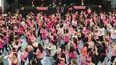 MAREA ROSA. El encuentro se realizó en el microestadio.&nbsp;