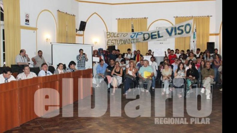La JP se había movilizado en la sesión del viernes pasado..