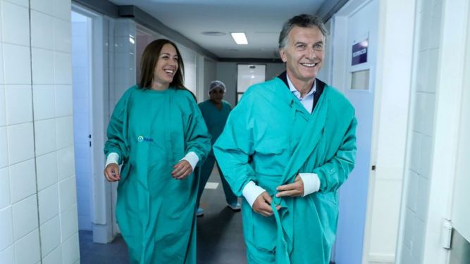 CAMISOLÍN. Vidal y Macri tuvieron tres encuentros esta semana..