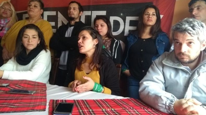 CANDIDATOS. Solange Ávila, Natalia Espasa y Pablo Busch. .