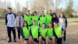 A MAR DEL PLATA. El equipo Sub 18 de Atlético Pilar.&nbsp;
